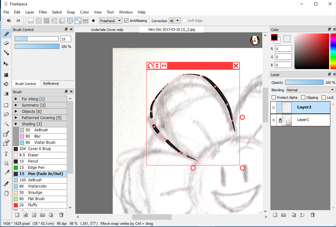 How Do You Turn On Pen Pressure On Fire Alpaca?